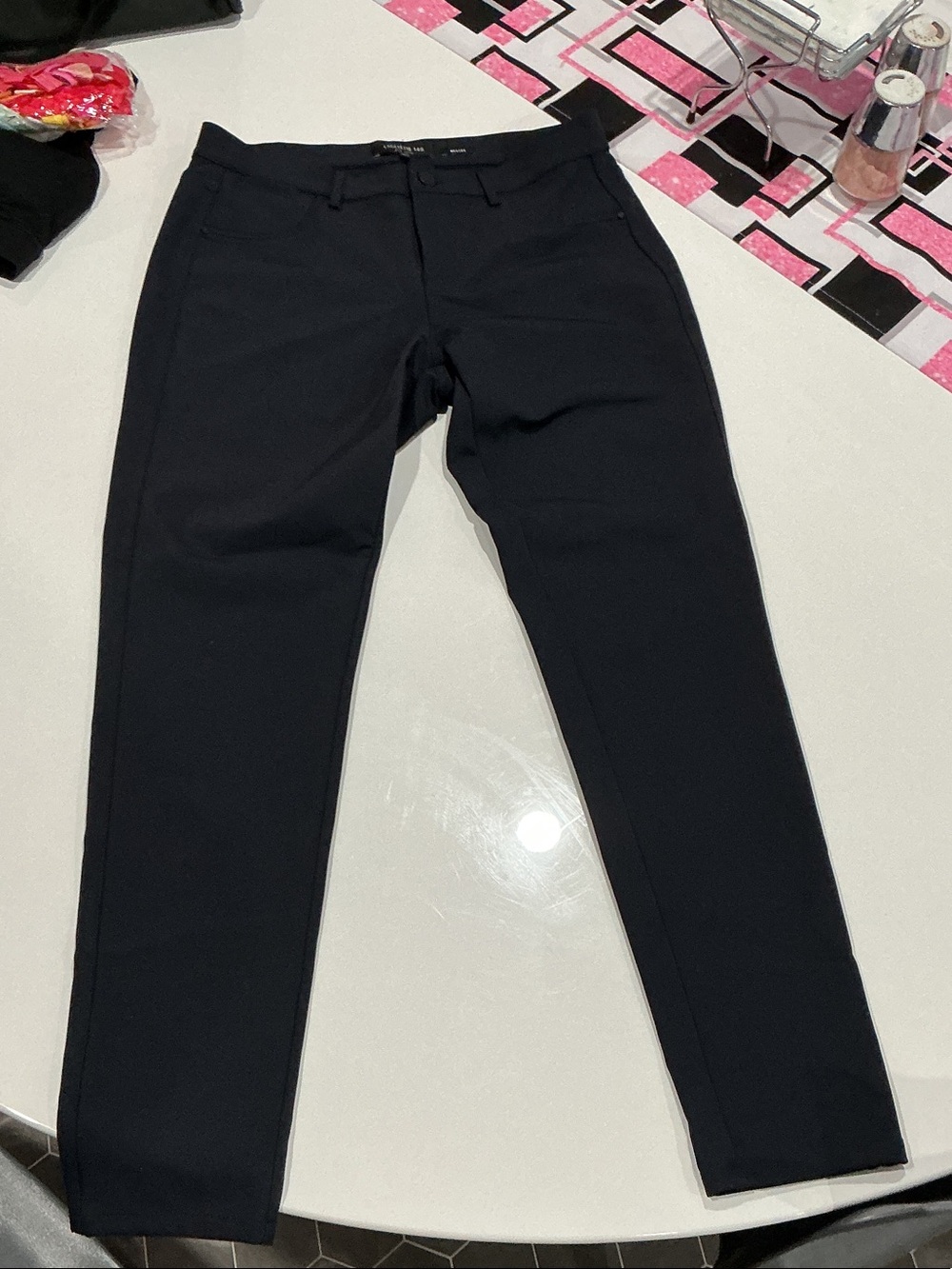 Lafayette 148 New York Men's Tailored Dress Pants in Black